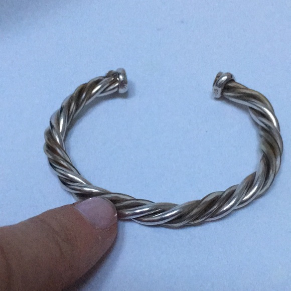 Mixed Media Brutalist MidCenturyModern Cuff - Picture 4 of 5